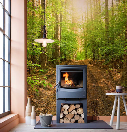 Forest Alley Trees Wallpaper Mural Home Decor