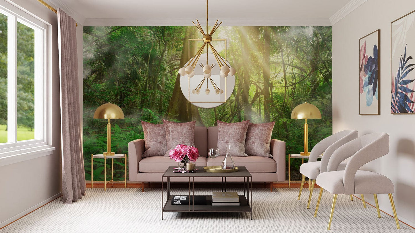 forest breath wallpaper mural lounge art design