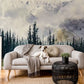 painting forest and mountain wall mural living room decor