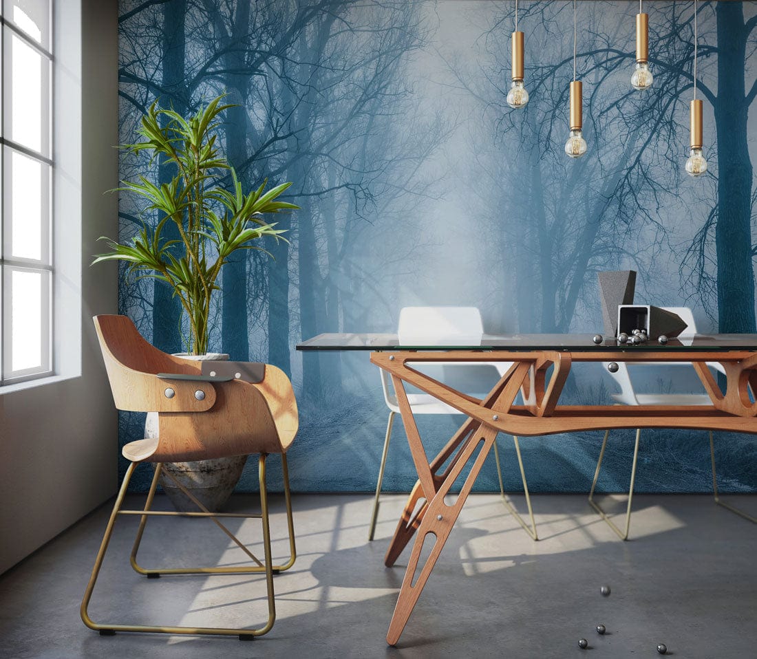 3d office forest interior