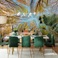 forest through sky wallpaper mural dining room decoration idea