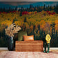 autumn forest landscape wall mural hallway decoration