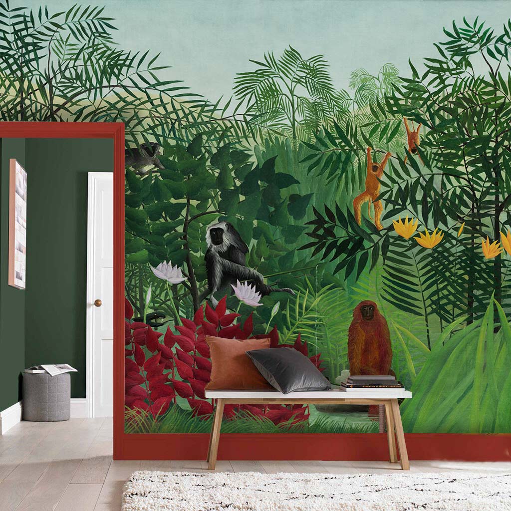 Forest Orangutan Jungle Wallpaper Mural