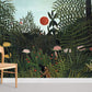 Forest with Sunset Fresh Wall Mural For Room