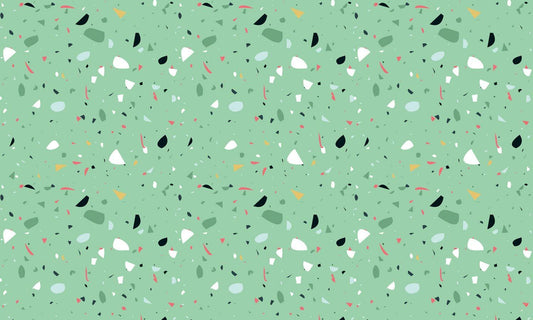 Decorate Your Home with a Green Marble Pattern Wallpaper Mural.