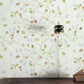 Wallpaper mural with fragrance leaves, perfect for use as living room decor.