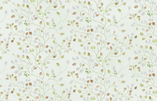 Wallpaper mural with fragrance leaves, perfect for use as home decor.