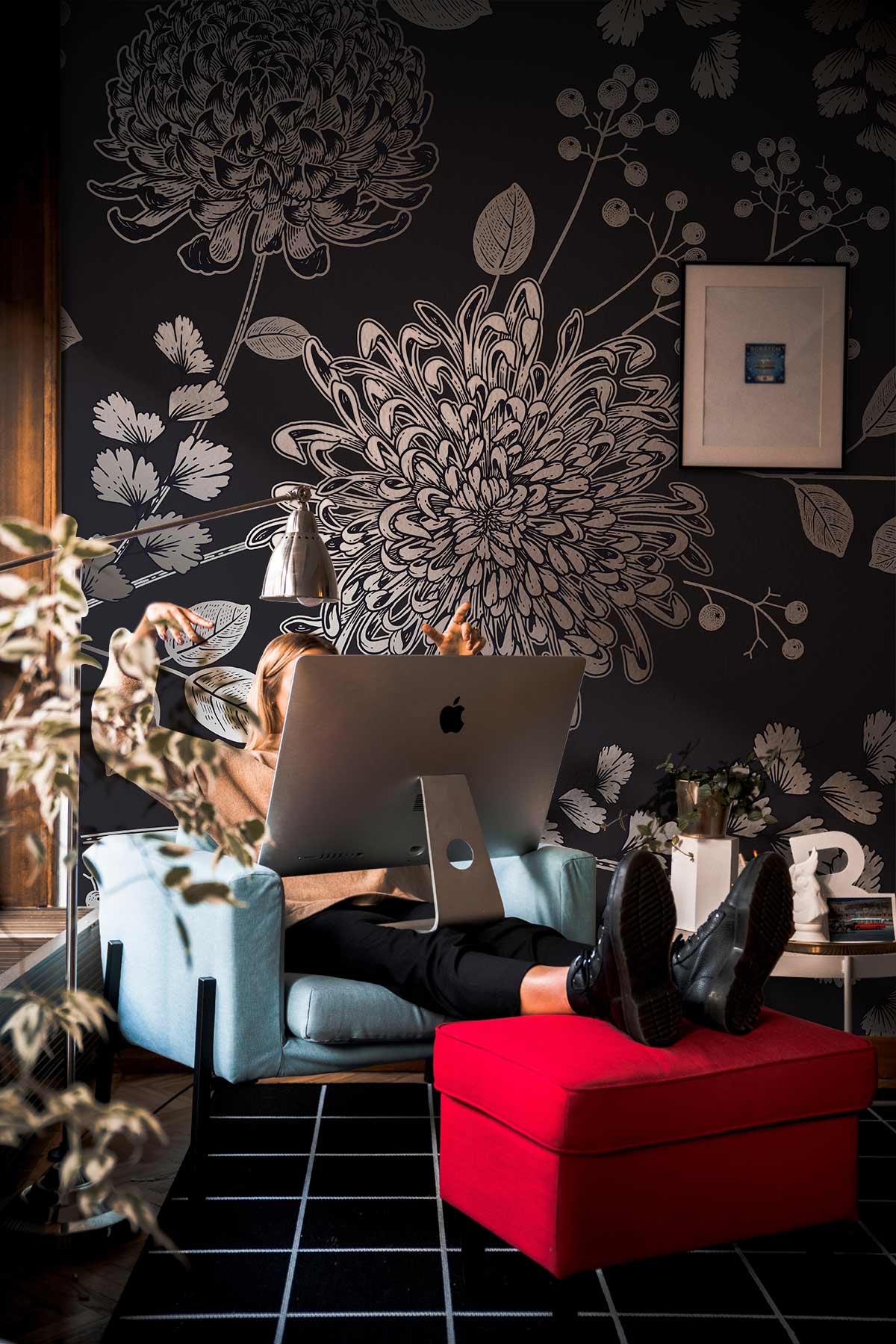 Free Chrysanthemum Flower Wallpaper Art design