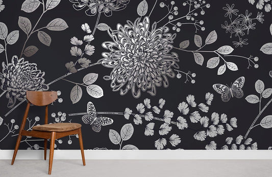 Free Chrysanthemum Flower Wallpaper Room