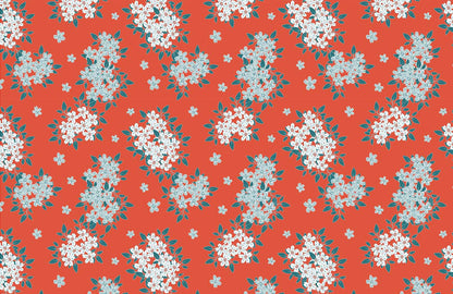 Free Flower Pattern Mural Home Decor