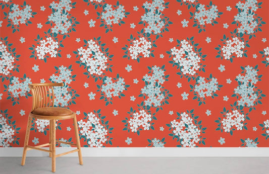 Free Flower Pattern Wallpaper Room