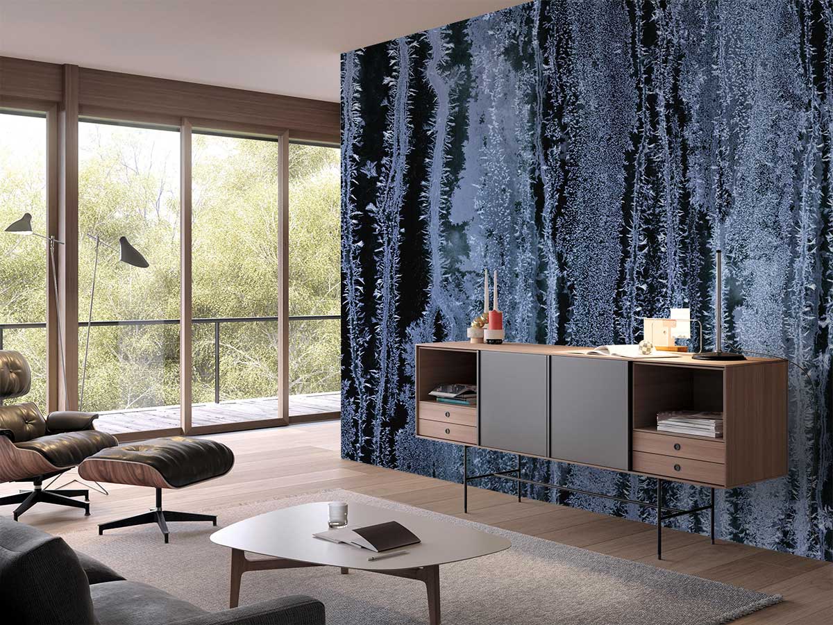 Frezzing Frost Ice Wallpaper Mural Home Interior Decor