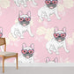 French Bulldog Pink Wallpaper Room Decor