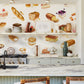 special yummy desserts kitchen wallpaper mural