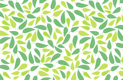 Fresh Green Leaf  Wallpaper Home Decor