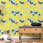 Fresh Lemon pattern fruit Wallpaper mural for living room