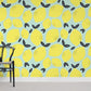Fresh Lemon pattern fruit Wallpaper mural for Room decor