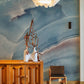 Customized Ocean Crystal Geode Wallpaper Mural for living Room decor