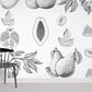Wallpaper with Fruit Patterns for a Restaurant