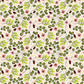Plain Wallpaper with Plants and Filberts