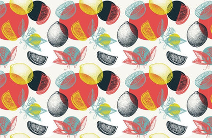 Art of Fruits Wallpaper Mural for wall
