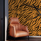 wallpaper mural for your house or hallway decorated with faux fur and animal skin.