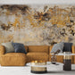 fusty wall industrial style wallpaper mual lounge decor