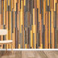 Futuristic Modern Wooden wallpaper mural for room