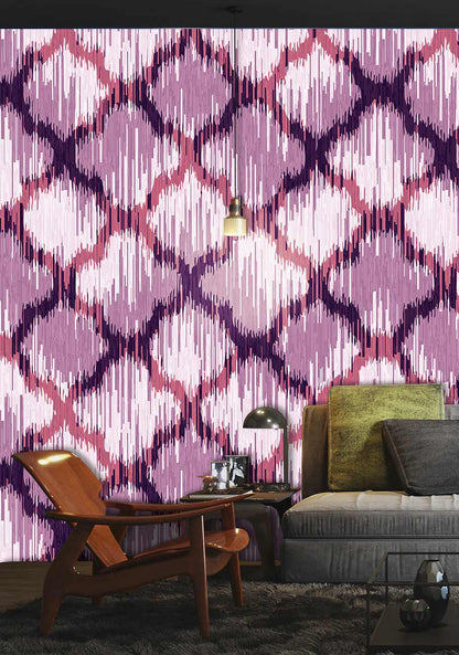 Fuzzy Pattern Abstract Mural Wallpaper Custom Deign