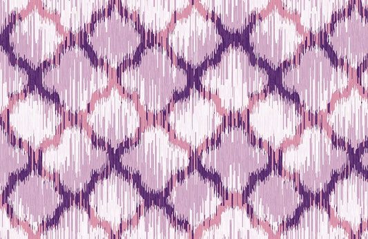 Purple Pattern Abstract Mural Wallpaper Home Decor
