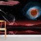 Space in distance Mural Wallpaper for wall decor