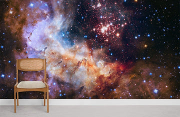Cosmic Space Galaxy Starry Mural Wallpaper