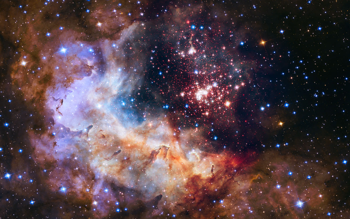 Cosmic Space Galaxy Starry Mural Wallpaper