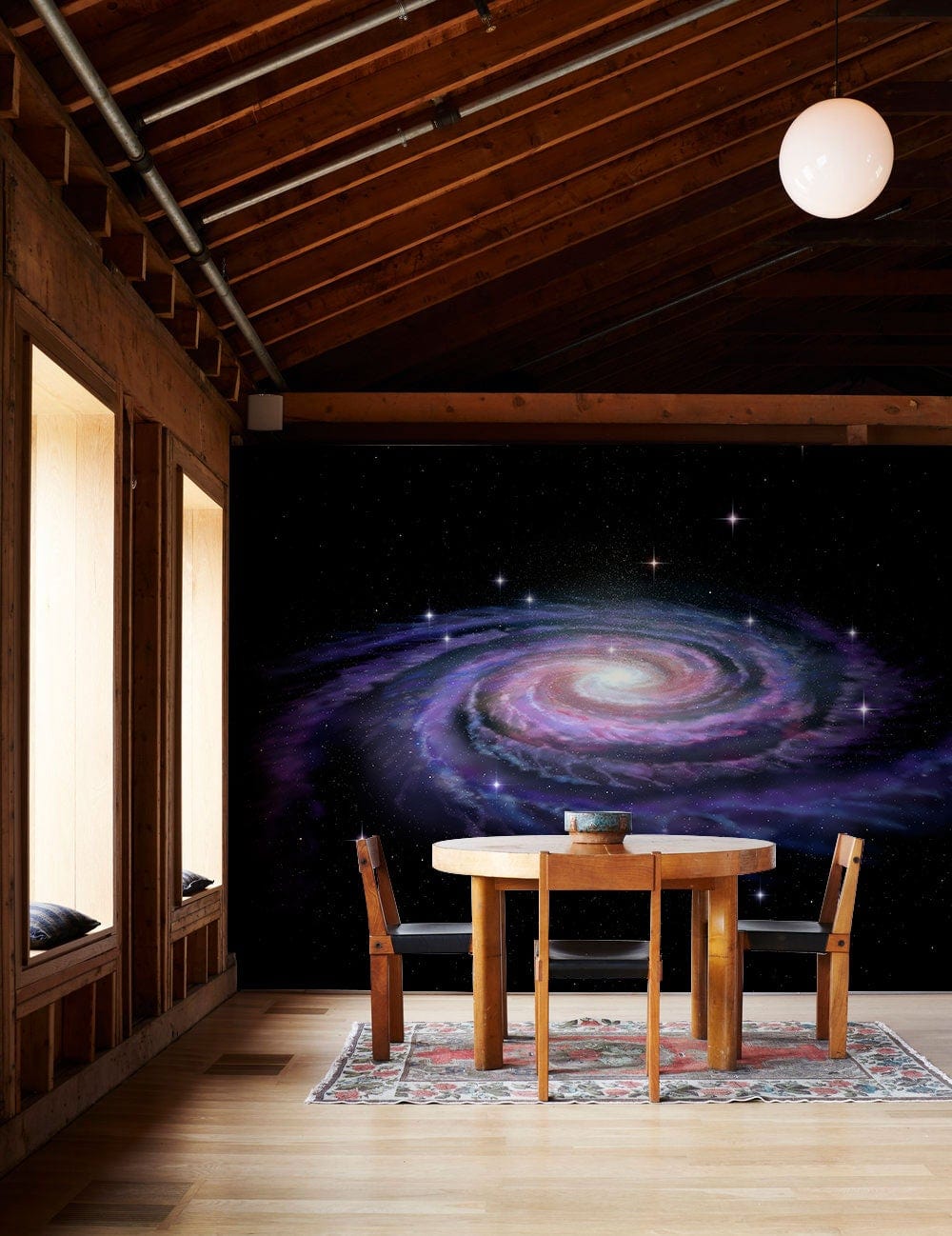 mysterious galactics Wallpaper mural for dining room decor
