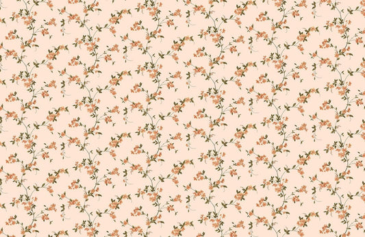 Vintage Floral Bloom Mural Wallpaper