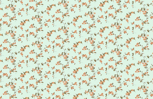 Vintage Floral Blossom Mural Wallpaper