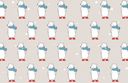 Gentle Polar Bear Custom Animal Wallpaper