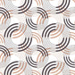 disconnected Circle Pattern Wallpaper for wall decor