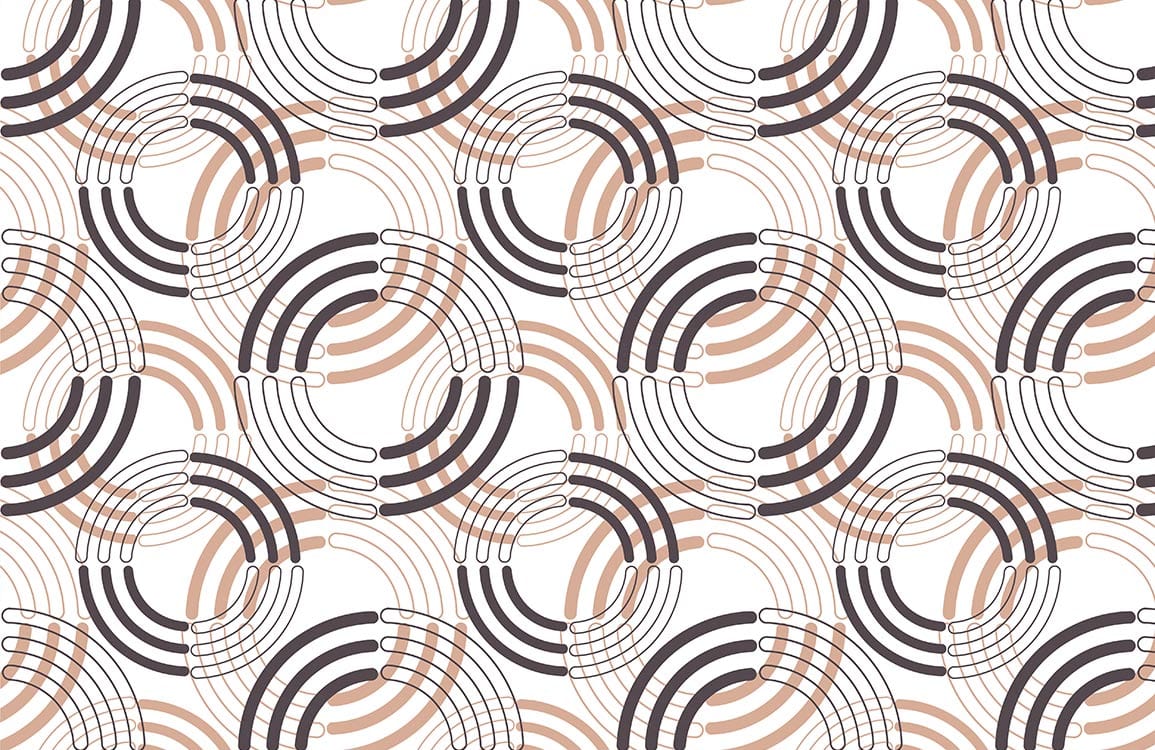 disconnected Circle Pattern Wallpaper for wall decor