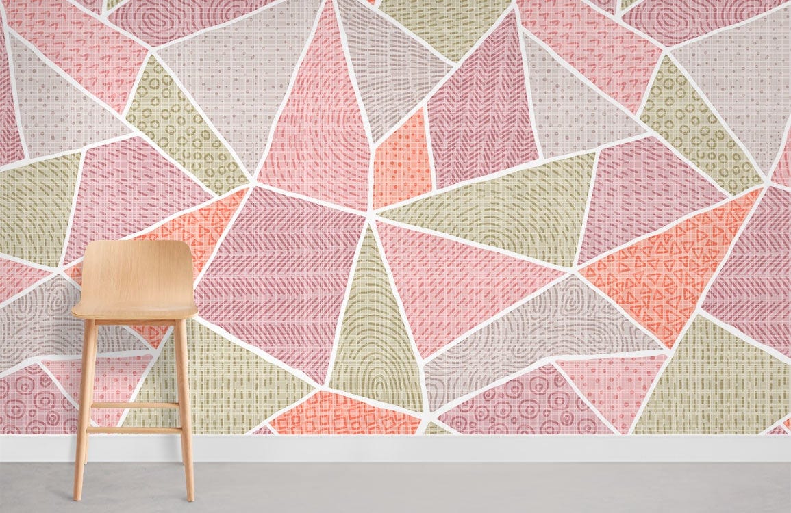 Geometric Pattern Abstract Wallpaper Room