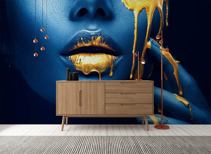 Dark Wallpaper Mural Home Interior Decor