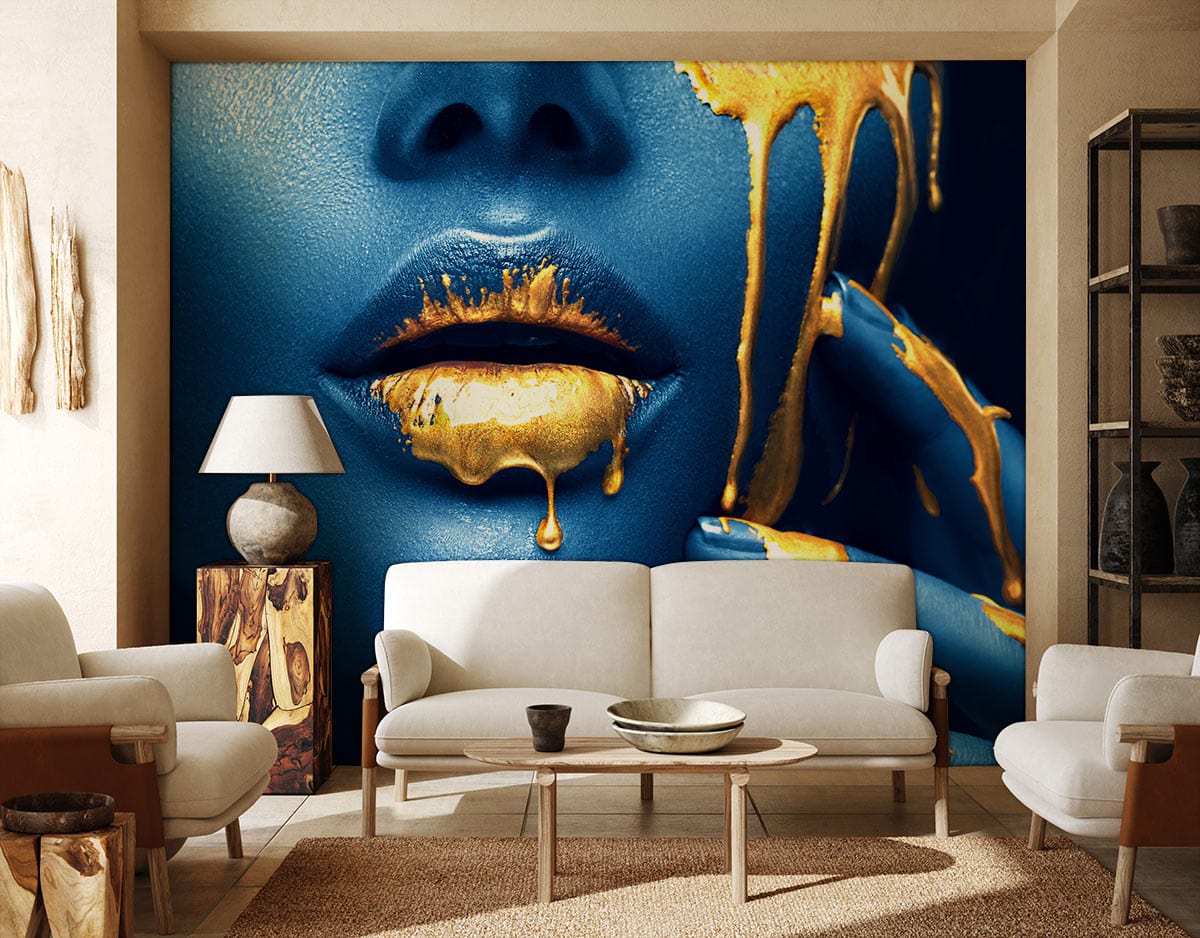 Gilded Avatar 3D Wallpaper Mural Art Design