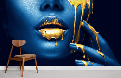 Gilded Avatar Wallpaper Mural Room Decoration Idea