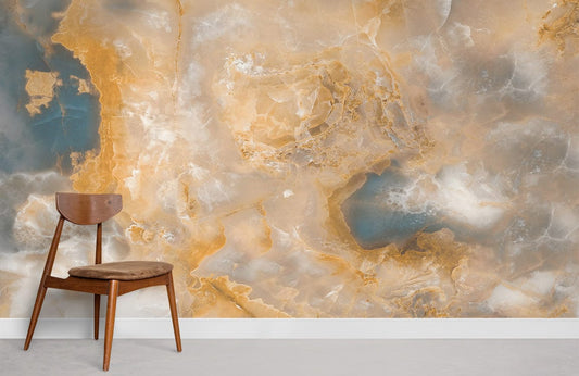 Natural Geode Crystal Wallpaper Mural for Room decor