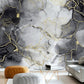Ink and Gilding Wallpaper Mural Used for the Decoration of livingrooms