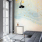 light Marble with Gold Dots Wallpaper Mural for living room