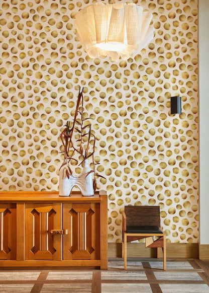 strange pattern wall design for living room