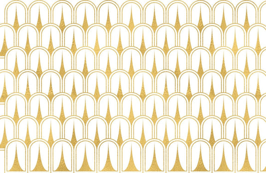 Golden Art Deco Wallpaper Home Interior