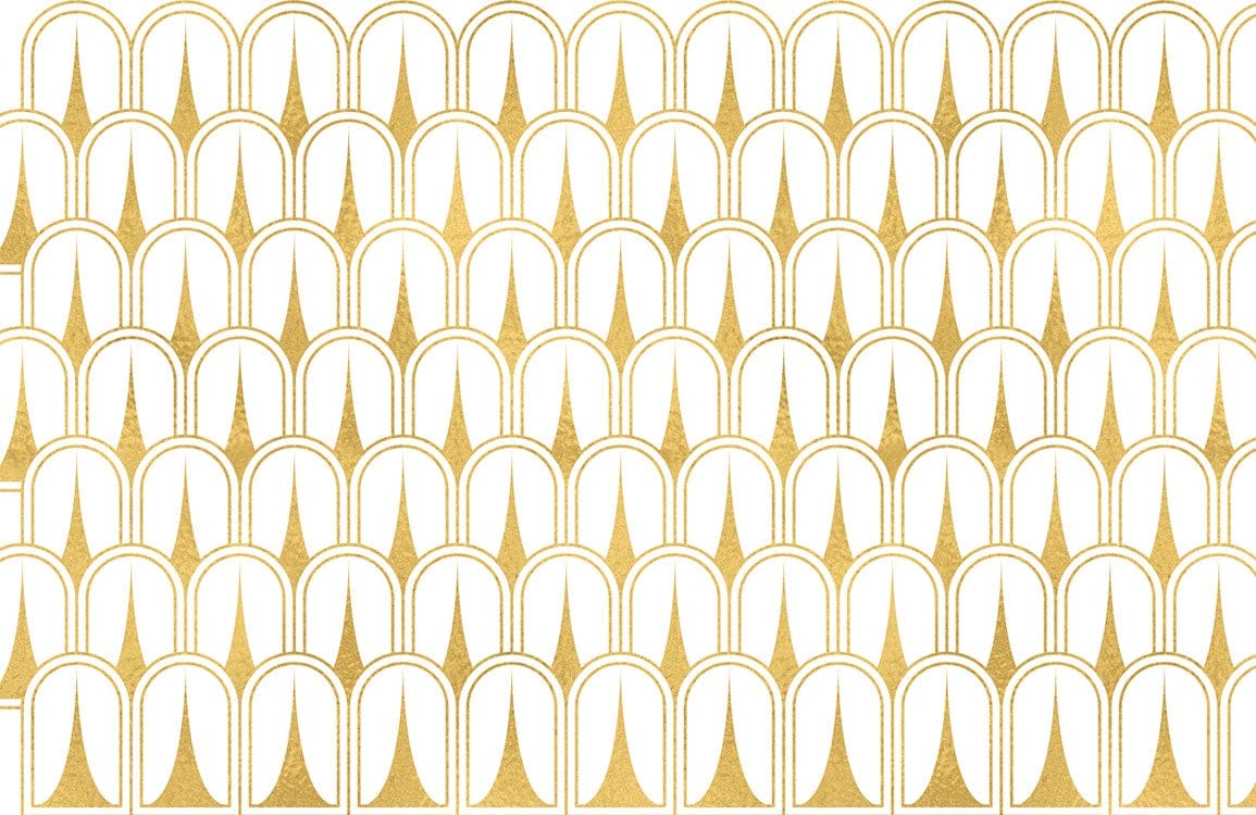 Golden Art Deco Wallpaper Home Interior