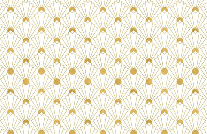 Golden Art Deco Wallpaper Home Interior Design